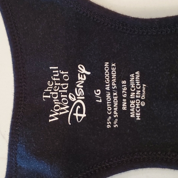 DISNEY ~ VINTAGE MARIE from the ARISTOCATS Sports Tank Sz L ~ Black - Picture 3 of 10